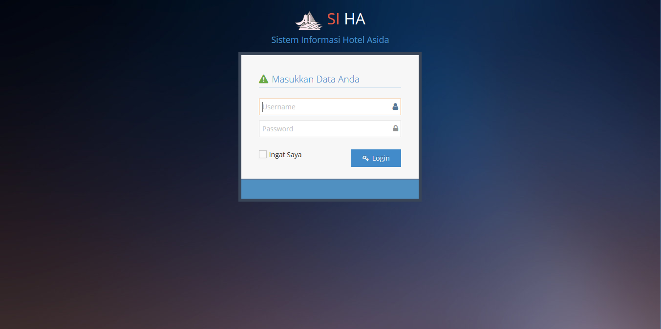 Hotel Asida Login